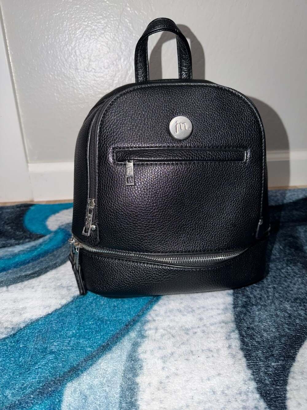 Jessica Moore Pebbled Faux Leather Mini Backpack
